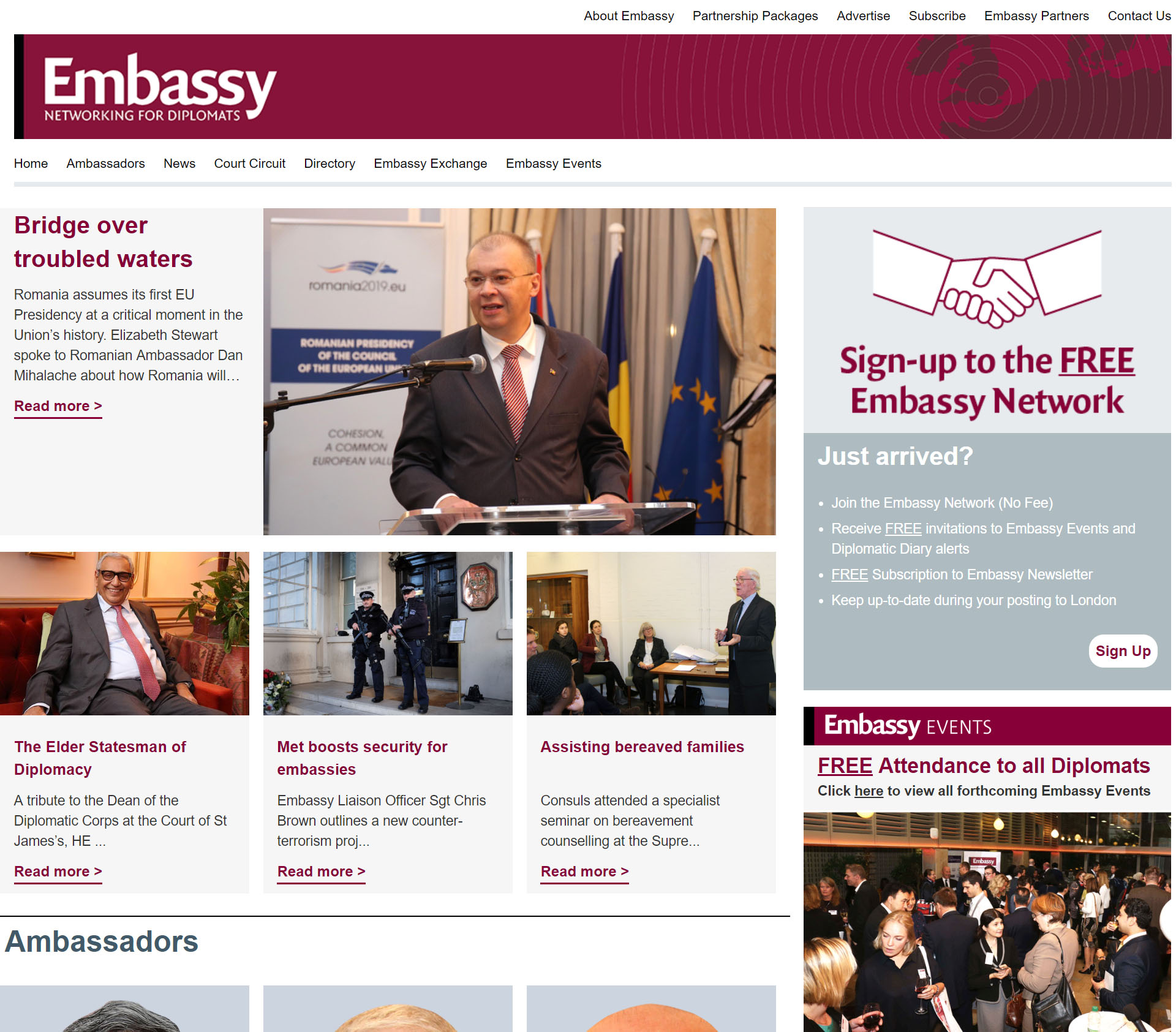 Embassy Magazine site We Are The Missing Link